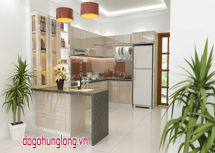 Biến tấu với 7 mẫu tủ bếp chữ U cho phòng bếp hẹp