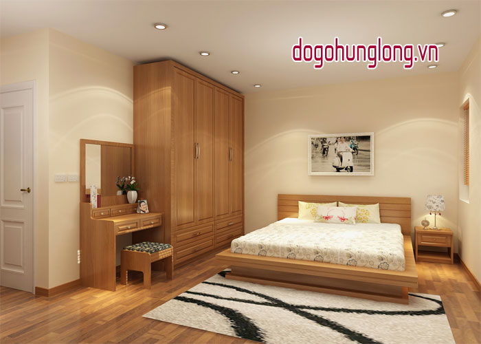 5 lý do bạn nên chọn giường ngủ gỗ tự nhiên cao cấp - Đồ gỗ Hưng Long